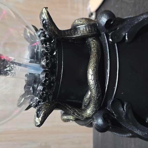 GOTH Glam GOLD Snake plasma ball globe - Picture 6 of 7